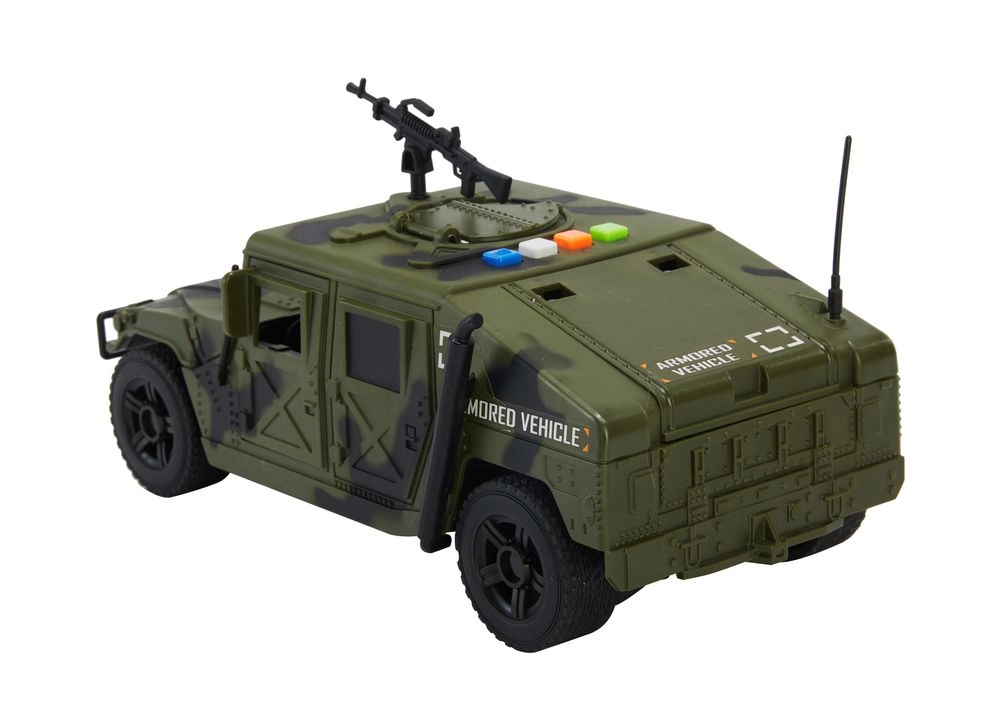 Armed Forces Trooper Armoured Vehicle - Friction-Powered Light & Sound
