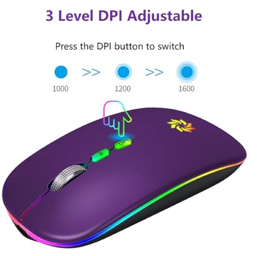 Slim Silent Mouse - Wireless