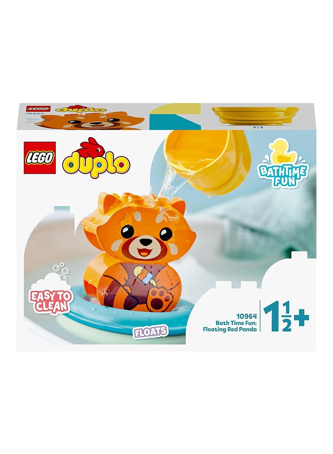 Bath Time Fun Floating Red Panda - 5.0 pieces 1+ Years