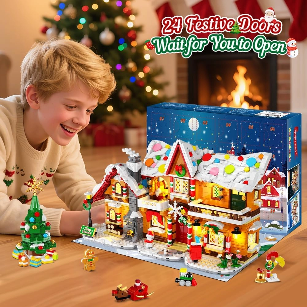 Christmas Building Toy Set - 1452 pcs