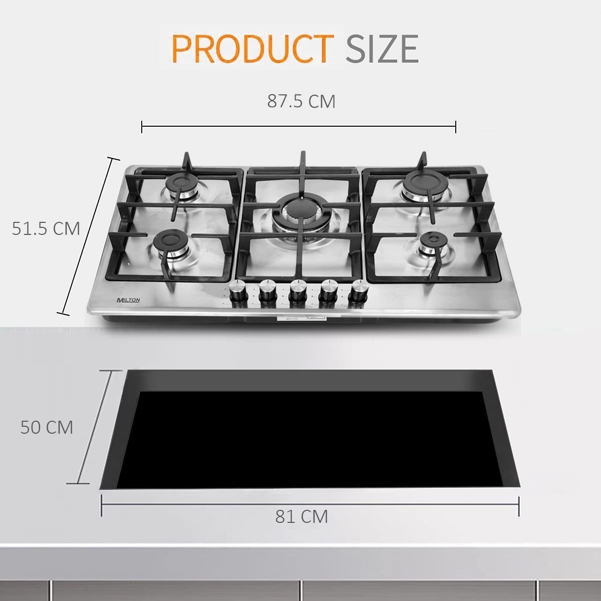 MHG907SS Gas hob