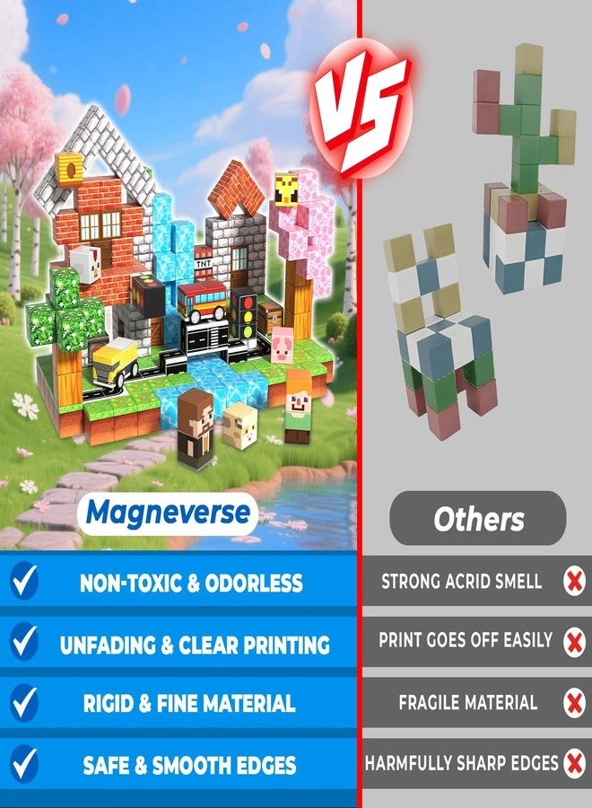 Magnetic Blocks - 200 pcs