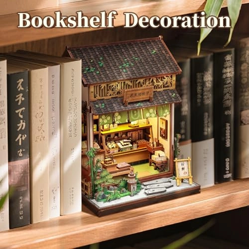 Book Nook - 3D Wooden Puzzle DIY Kit