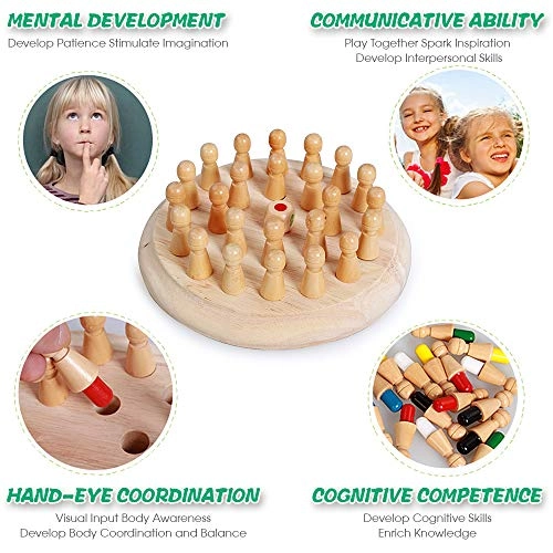 Colorful Memory Chess - 24 pieces