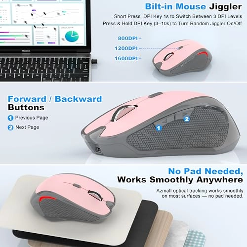 Rechargeable Silent Slim Mouse - Bluetooth