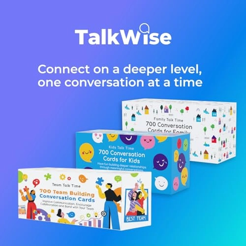 700 Team Building Conversation Cards - English 18 years and up