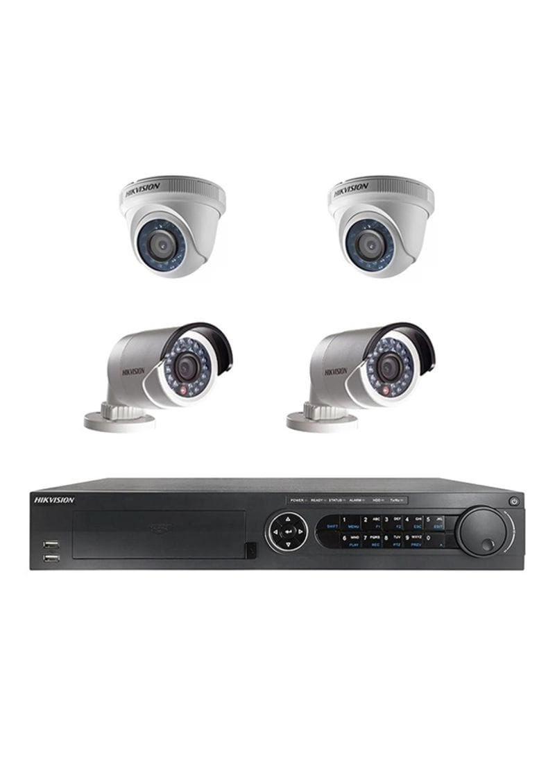 HICOM DVR Surveillance Camera Kit - 5-Piece 720p