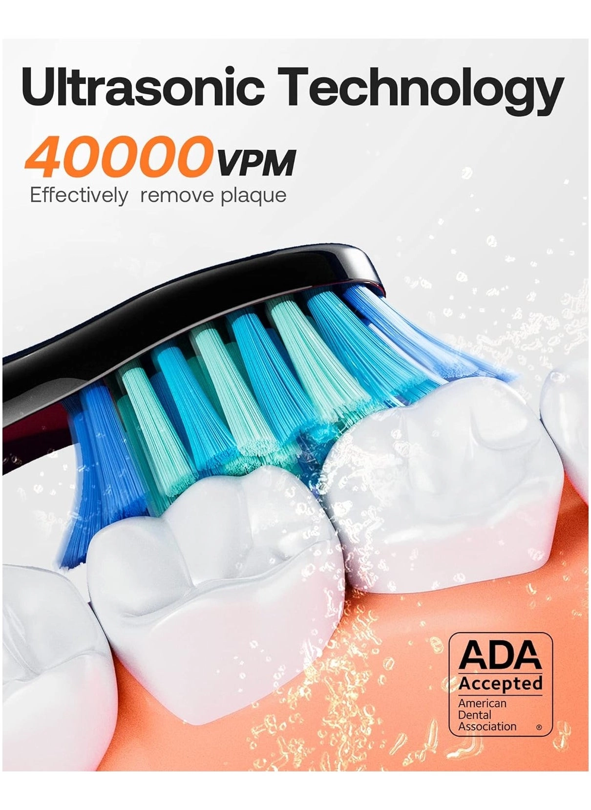 D2 - 40000 movements per minute 8 Replacement Heads 5 Modes