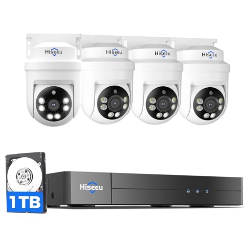 8CH DVR - 1TB HDD + 5MP PT Camera - IR Night Vision