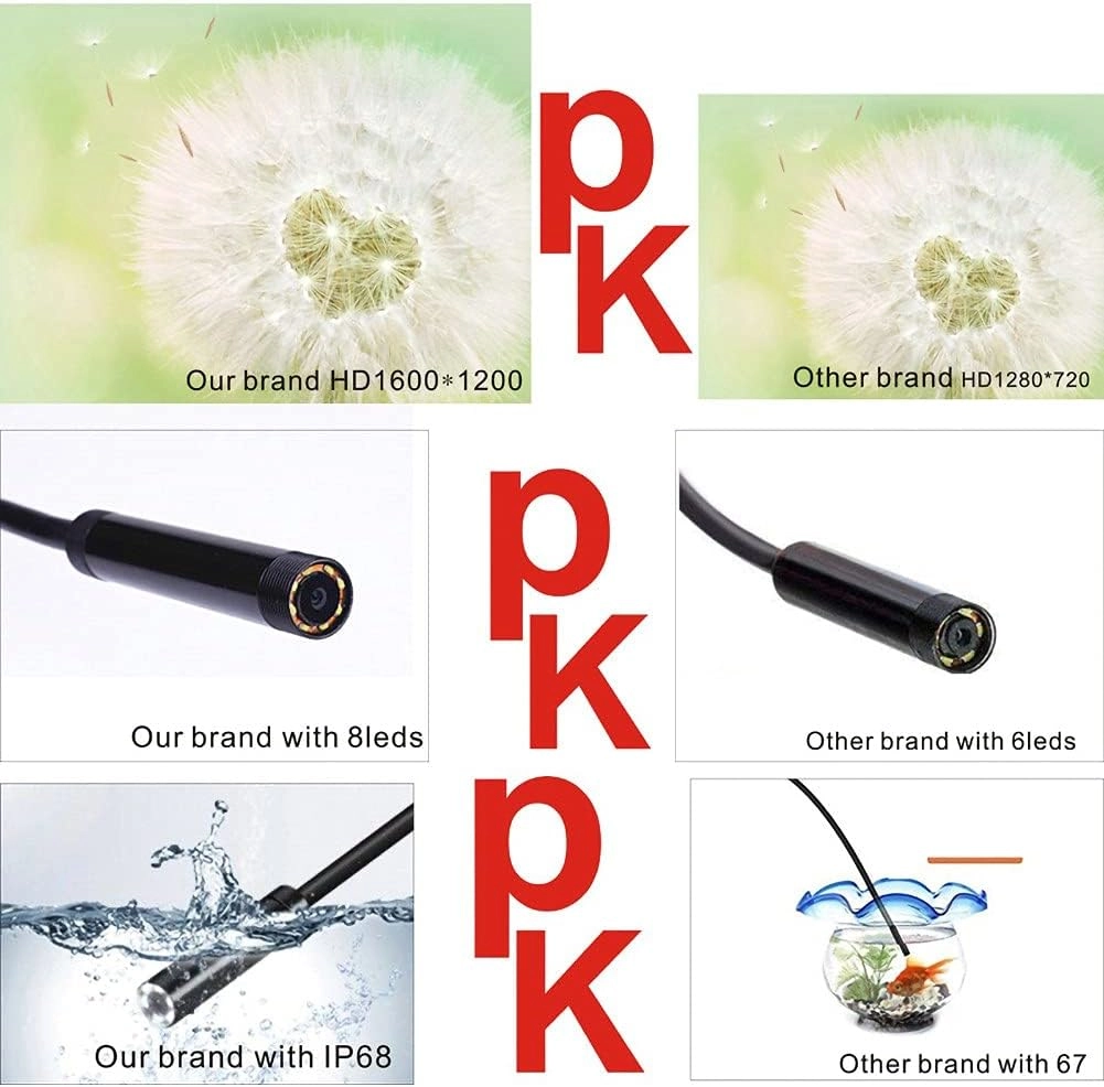 Wireless Endoscope - 8mm 5m