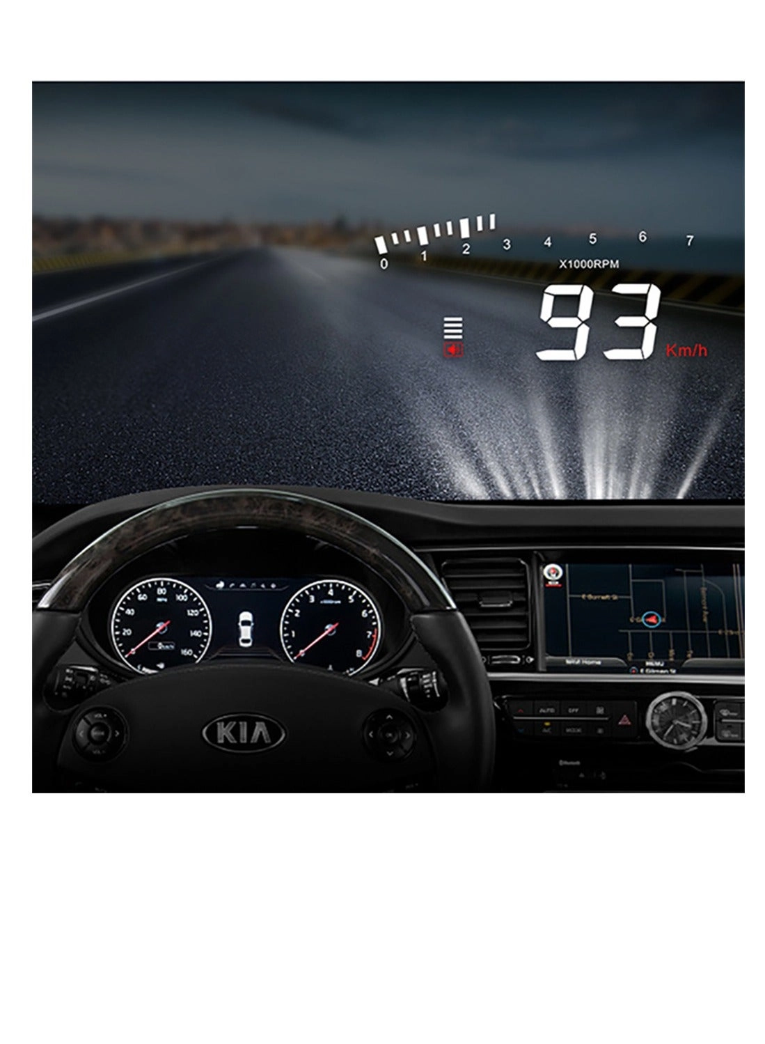 OBD2 Digital Speedometer - Universal HUD HD Display
