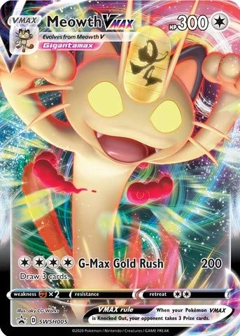 Crystalcommerce Meowth VMAX - SWSH005