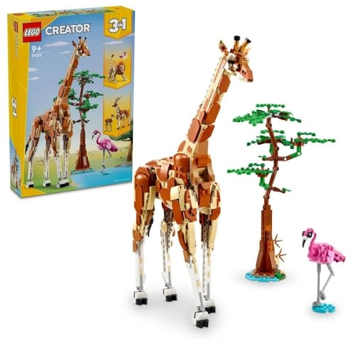 Wild Safari Animals (31150) - 3in1 Giraffe Gazelle Lion