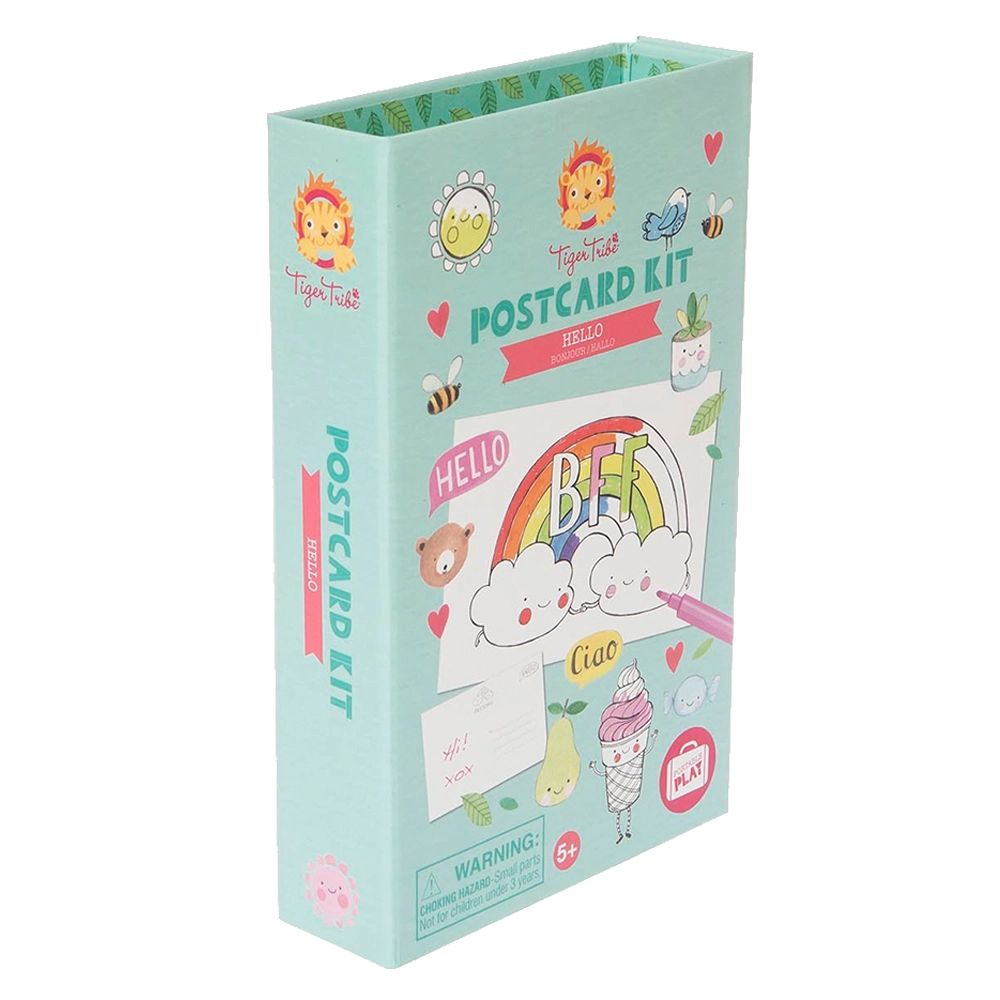 Postcard Kit Hello - 5+ years 30 pcs