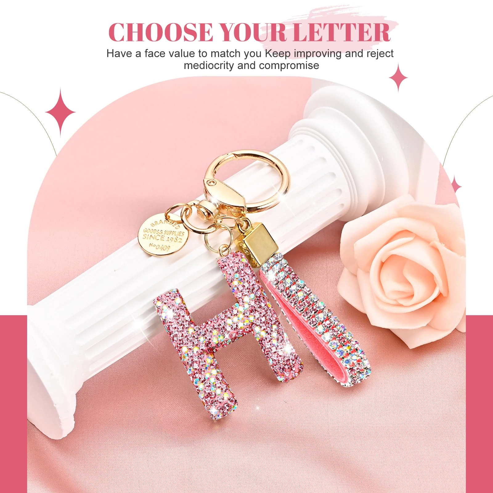 Initial Letter Keychain