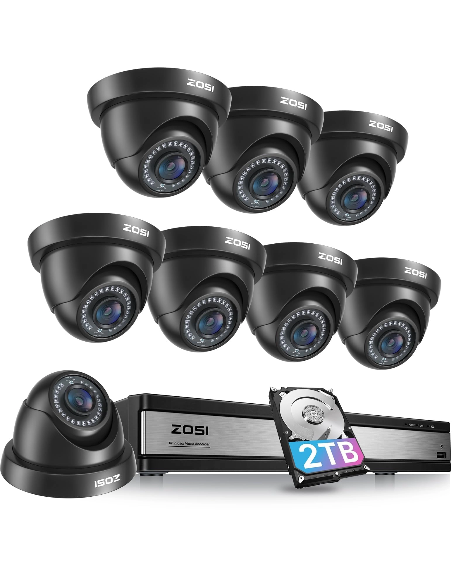 Ansjer Electronics Co., Ltd. H.265+ Security Camera System - 8 16CH 1080p