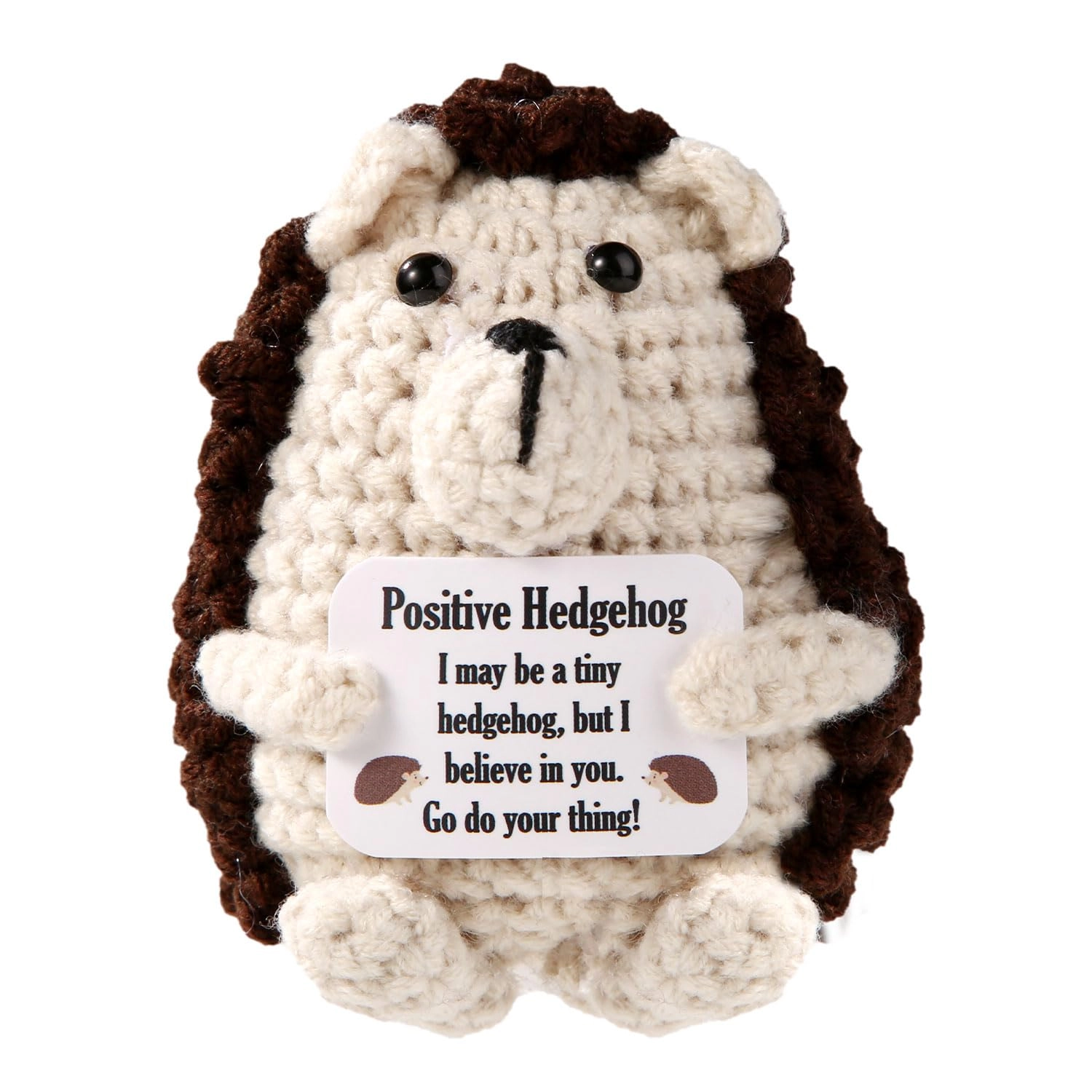 TOYMIS Hedgehog Positive 9 cm Crochet