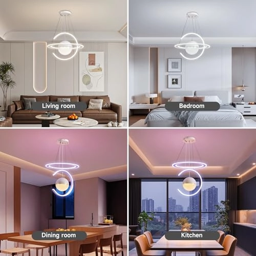 Dimmable LED Chandelier - 3000k to 6000k Dimmable