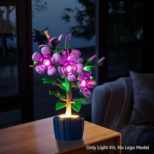 LED Lighting Set for Lego 10372 Hibiscus Flower (HUA-N)