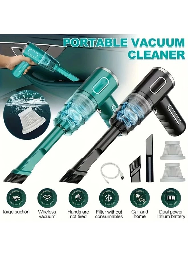 4-in-1 Wireless Handheld Vacuum Cleaner - 2000mAh