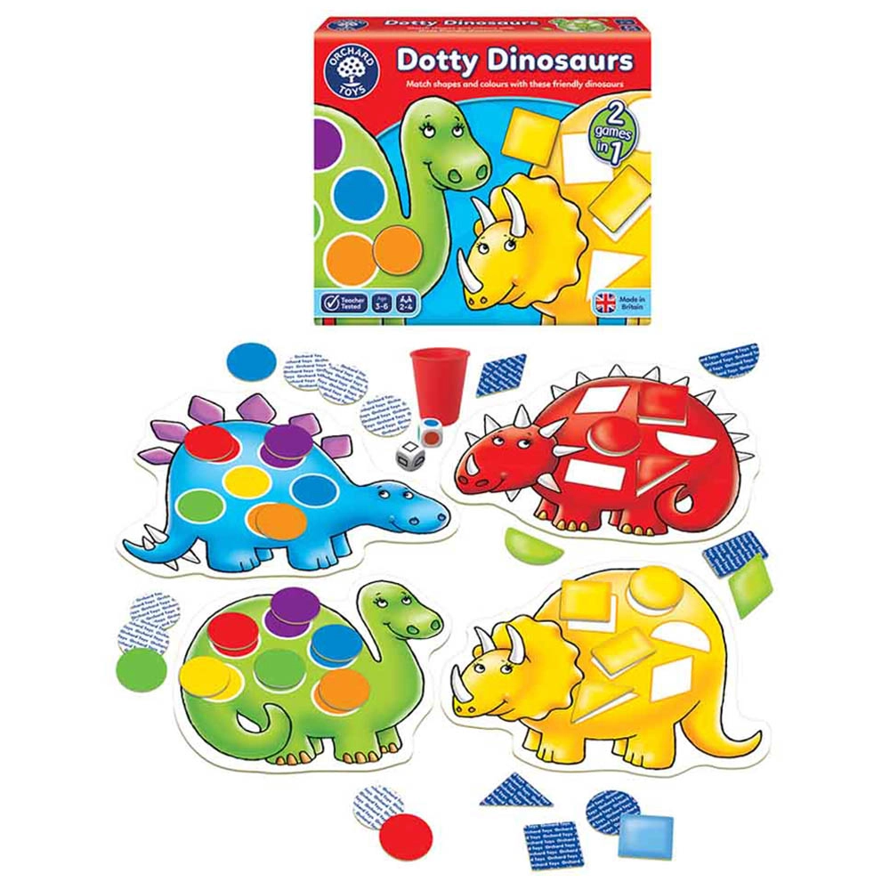 Dotty Dinosaurs - 3 years to 6 years 54 pieces