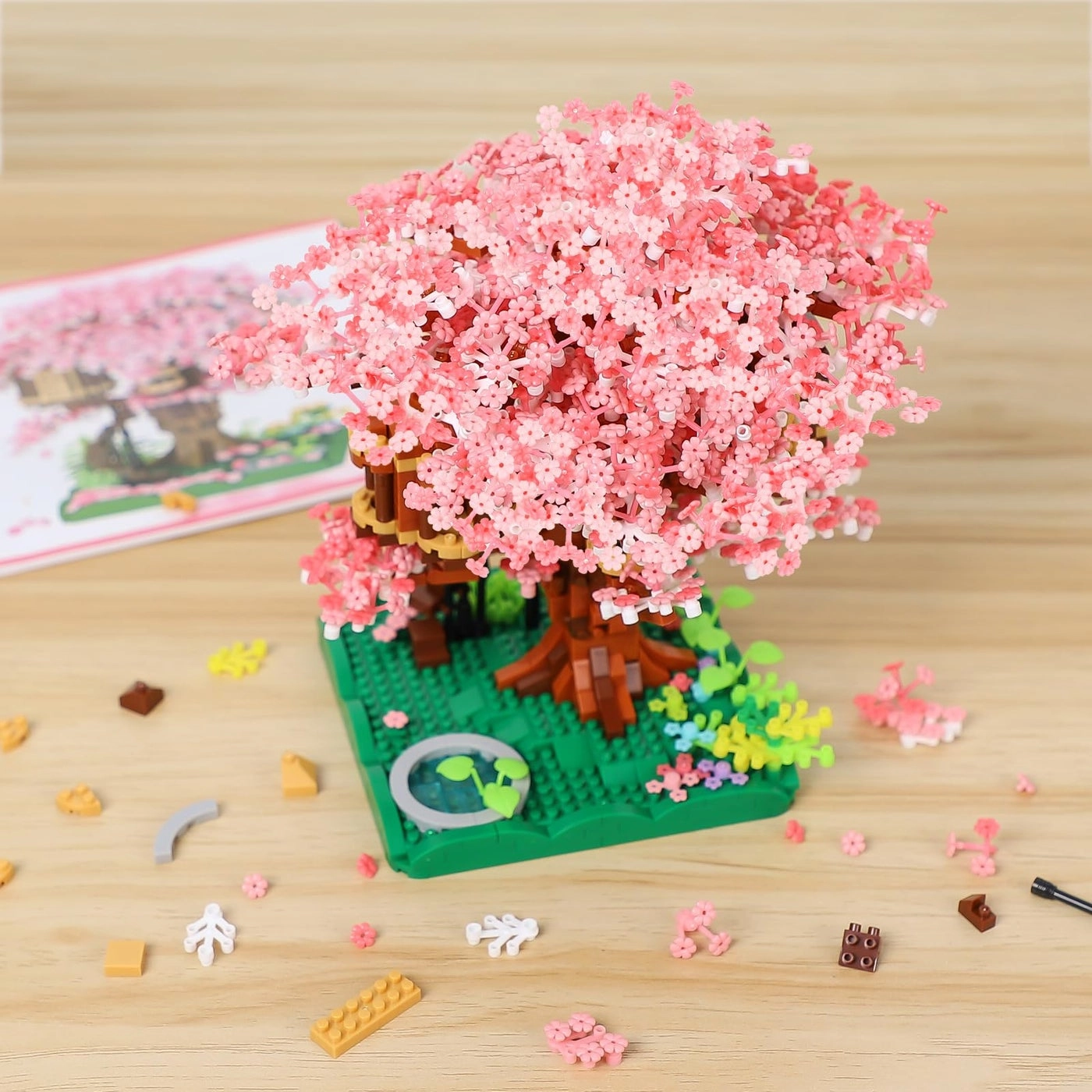 Cherry Blossom Bonsai Tree - 2028PCS Japanese Sakura Tree House