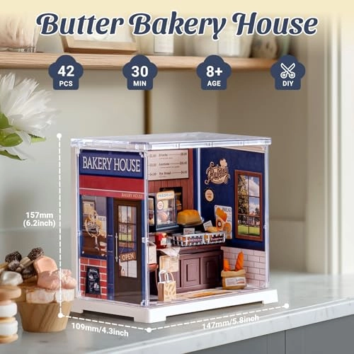 DIY Miniature Dollhouse Kit - Ice Cream Store 124 scale