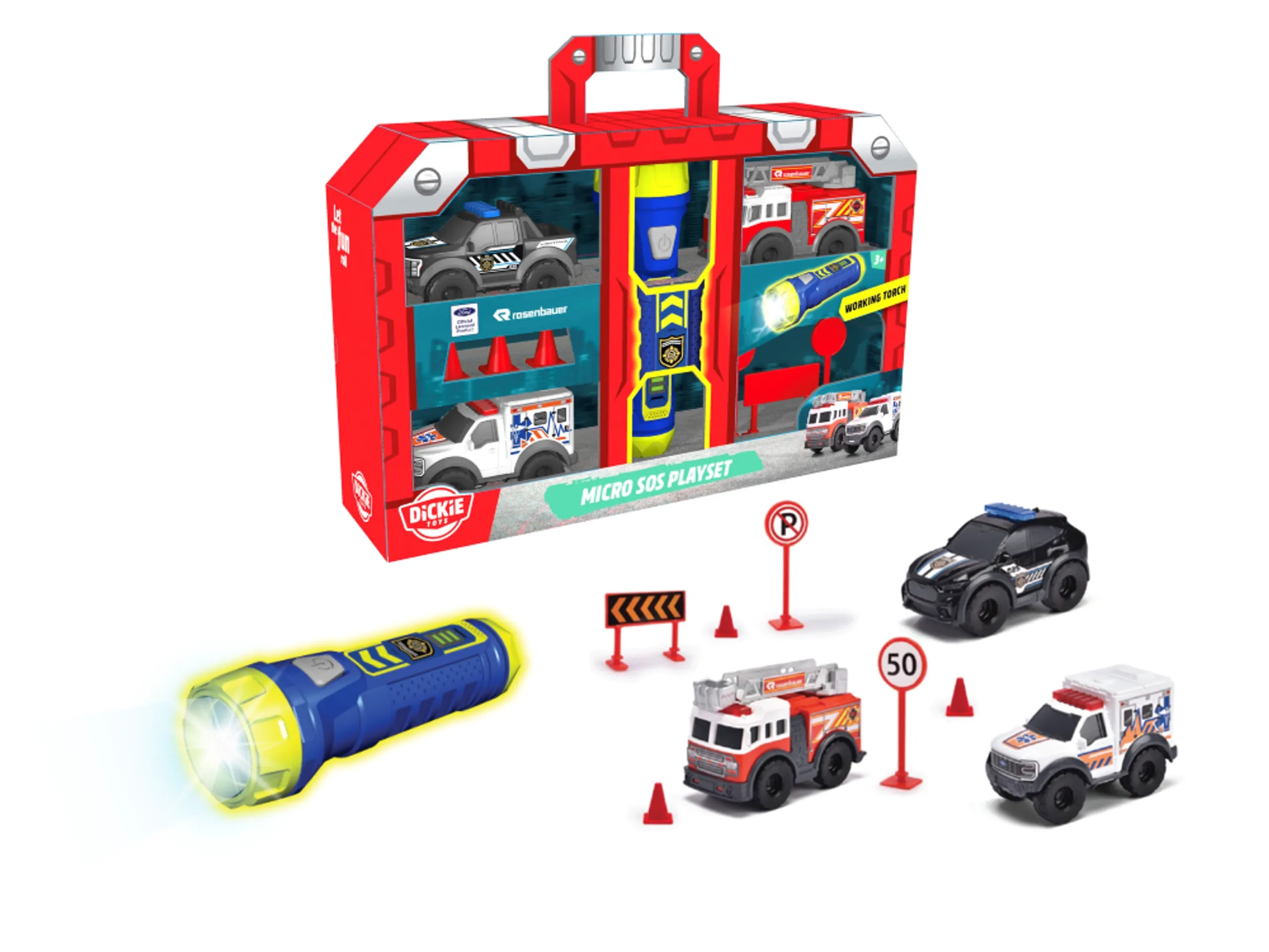 Dickie Toys Micro Sos - 3pcs