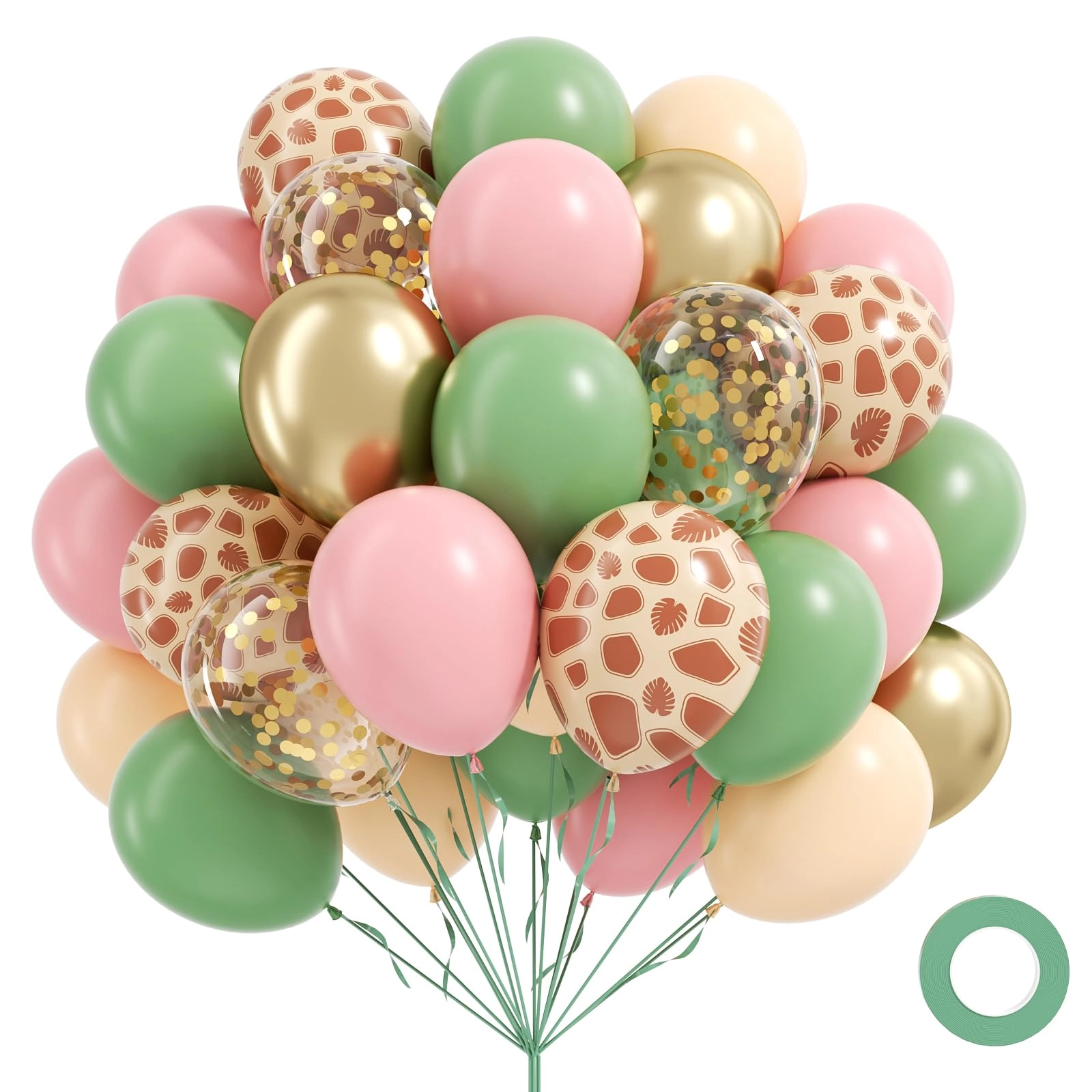 vicduotex Safari Balloons - 60pcs Baby Shower