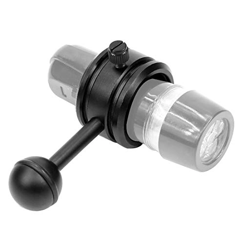 Clamp Ball Head Mount Adapter - Aluminum Anodized Underwater Strobe