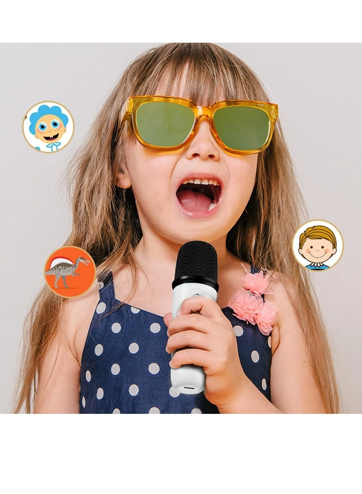 Mini Karaoke Machine - 1 Wireless Microphone