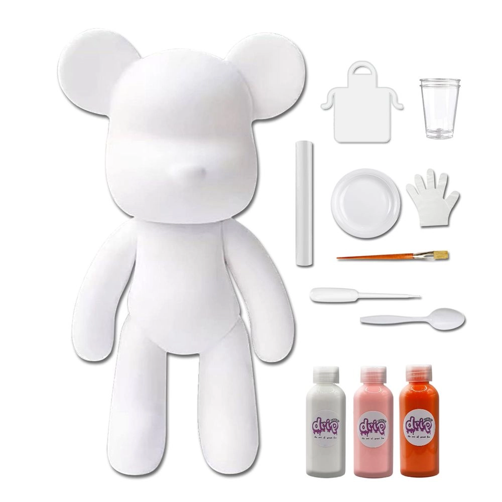 DIY Fluid Paint Bear - Complete Kit 23 cm
