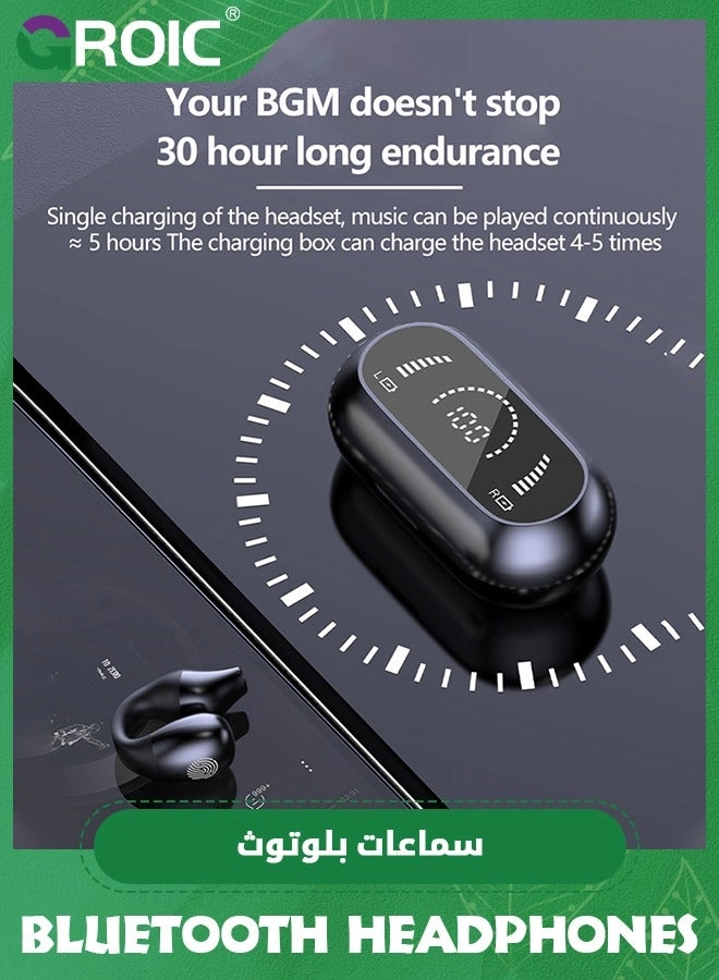 Clip-on Wireless Earbuds