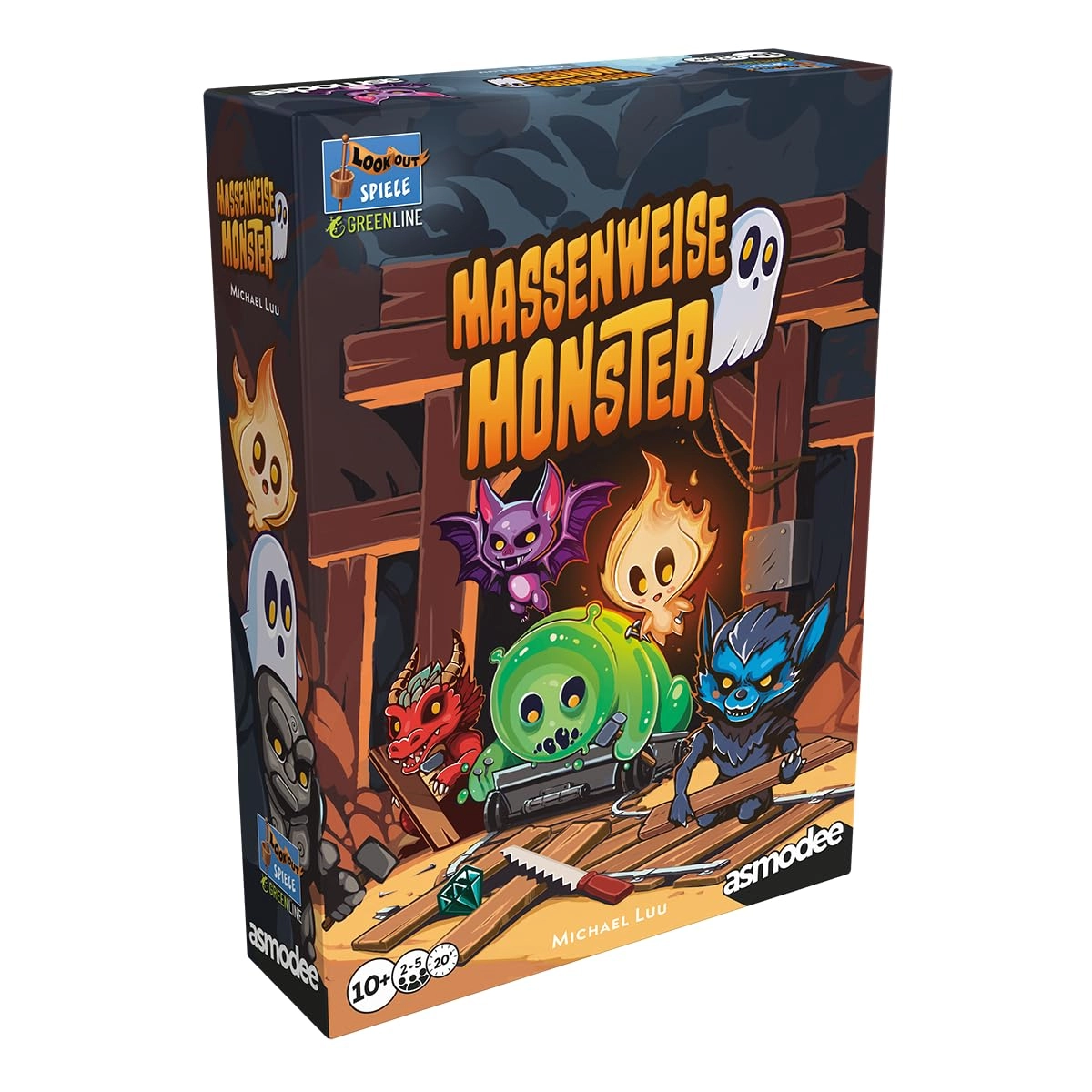 Asmodee Mass Monster - Tile Game (German)