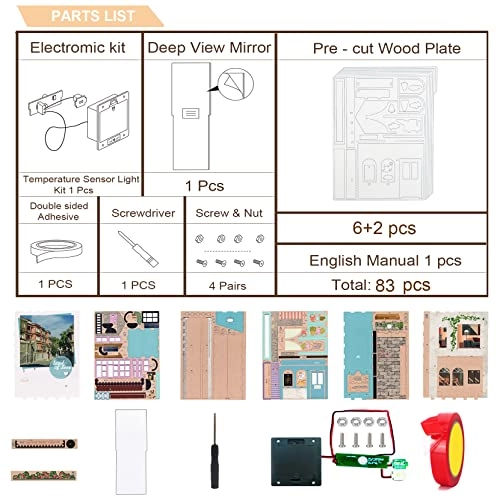 DIY Dollhouse Miniature Book Nook - Holiday 1:32
