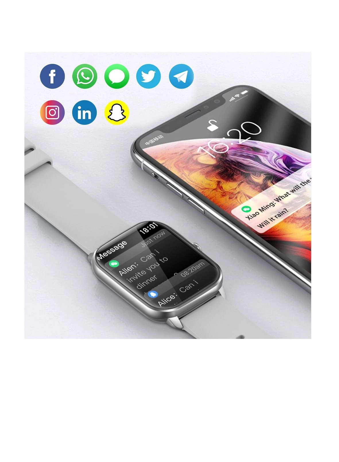 P8 Smart Bracelet Aluminum GPS