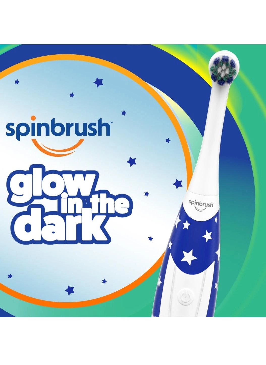 Kids Electric Toothbrush - Glow in The Dark Battery-Powered
