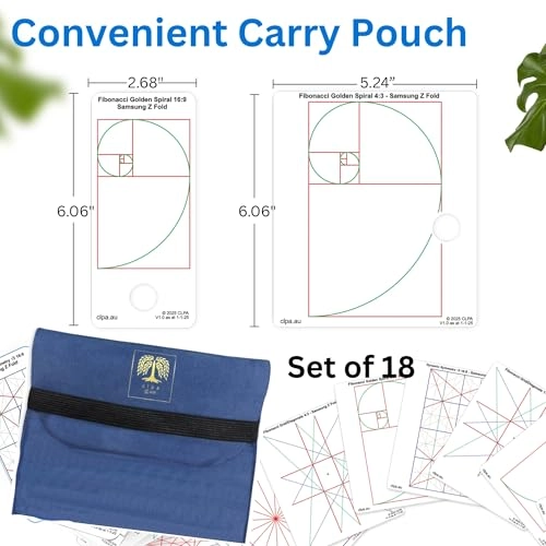 Smartphone Composition Viewer - Samsung Z Fold Compatible 9-Grid Overlays