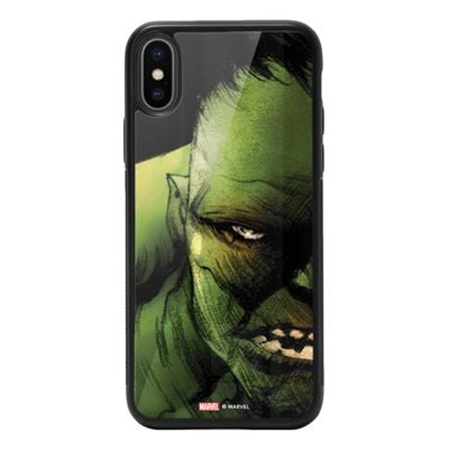 Wackylicious Hulk Half Profile Face Cover for iPhone Xs