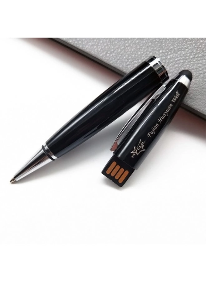 Generic Touch Screen U Disk Pen - 2GB Black