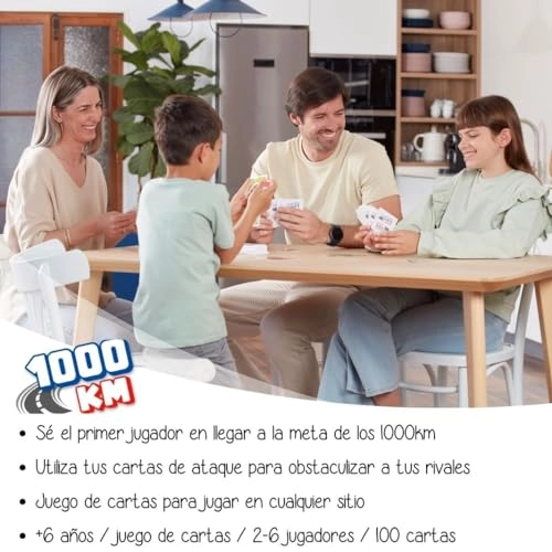 1000 km - Card Game (Spanish)