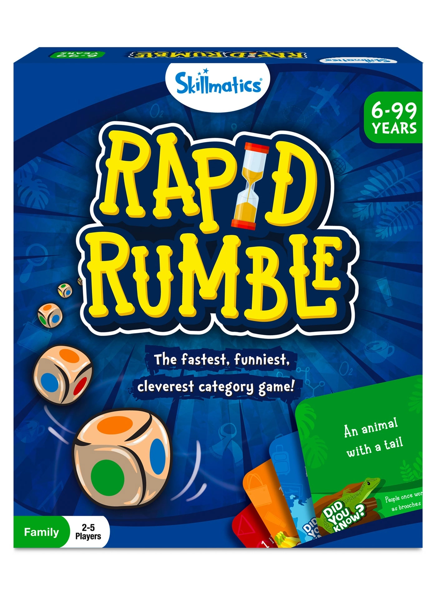 Skillmatics Rapid Rumble - Category Game