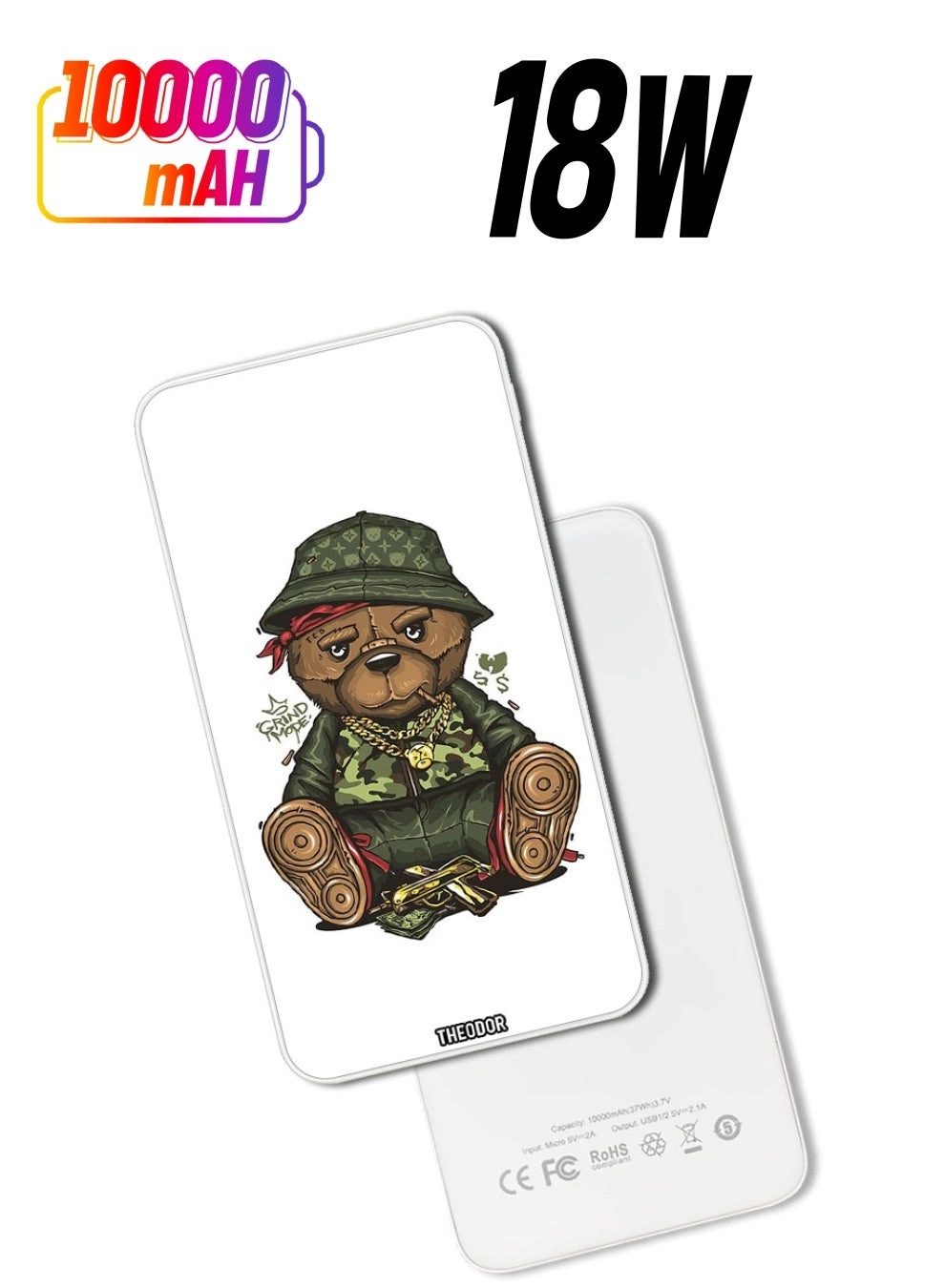 Theodor PPBA611 - 10000mAh 18W