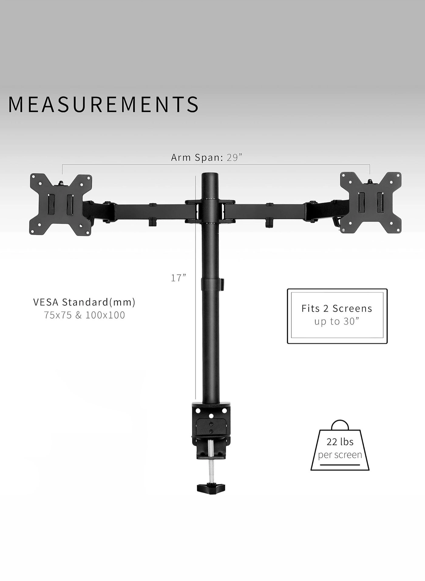 Z022 - Two Up to 27” 75x75mm and 100x100mm