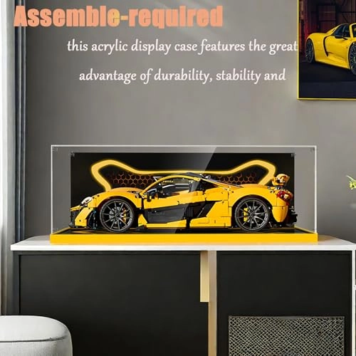 Display box for Lego 42172 McLaren P1 - 62 x 31 x 20 cm Acrylic
