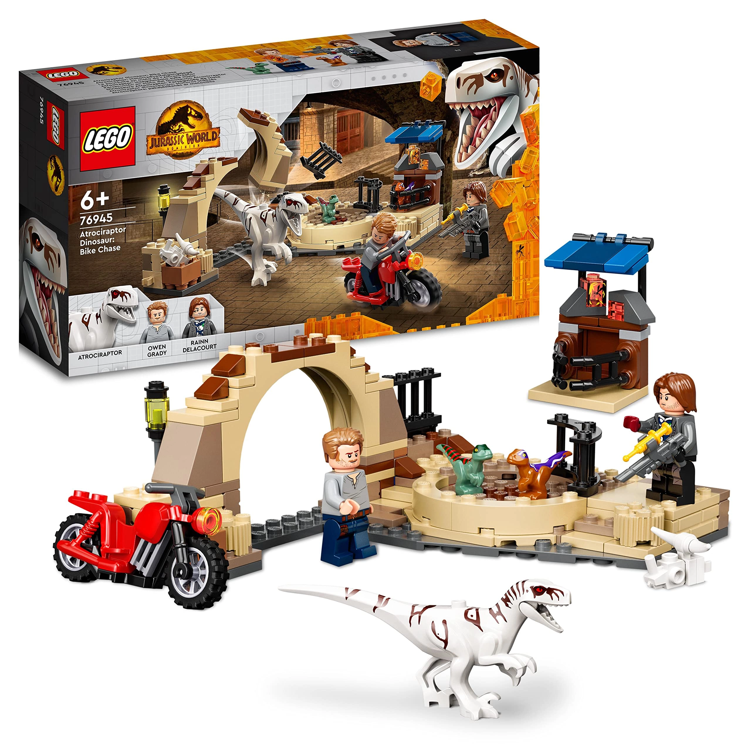 LEGO Atrociraptor Dinosaur: Bike Chase - Jurassic World