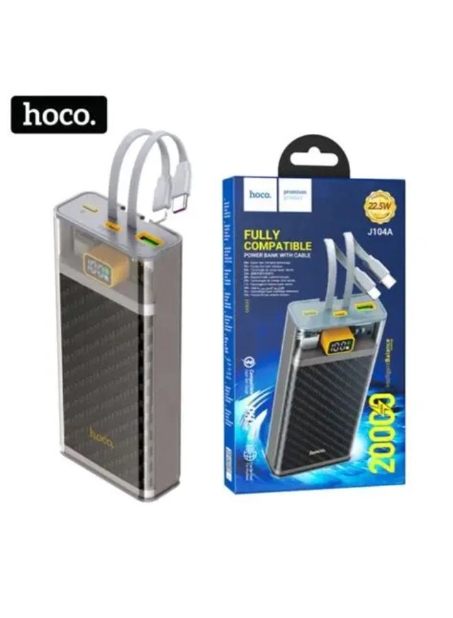 J104A - 20000mAh 22.5W Fast-Charging