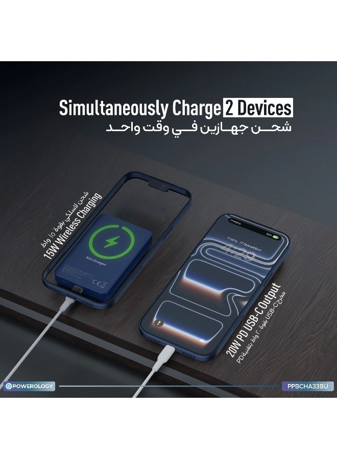 PPBCHA33-GY - 20000mAh 20W Fast-Charging Wireless