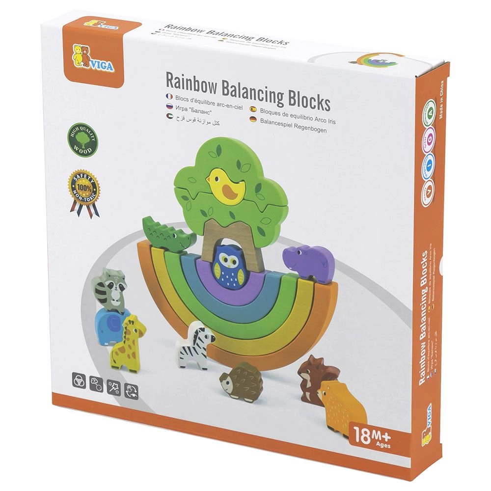 Rainbow Balancing blocks - Multi Colour