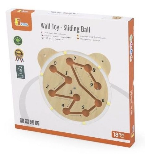 Wooden Wall Toy - 2+ Years